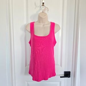 NWOT Hot Pink Women's Tank Top Sz Large